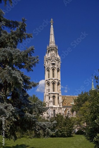Photography église matyas, clocher, budapest