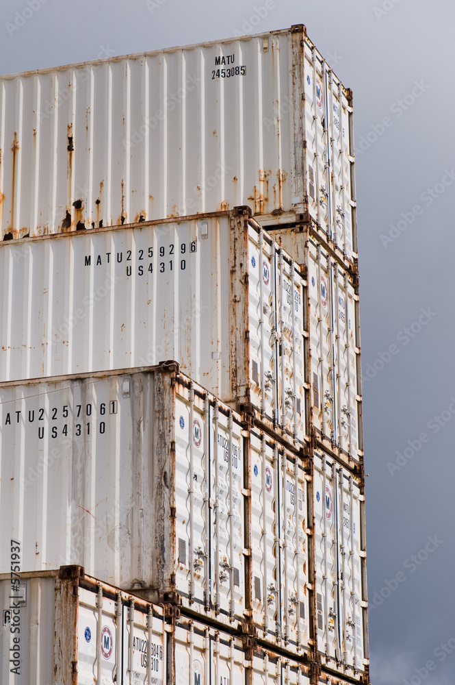 stacked containers stacked containers