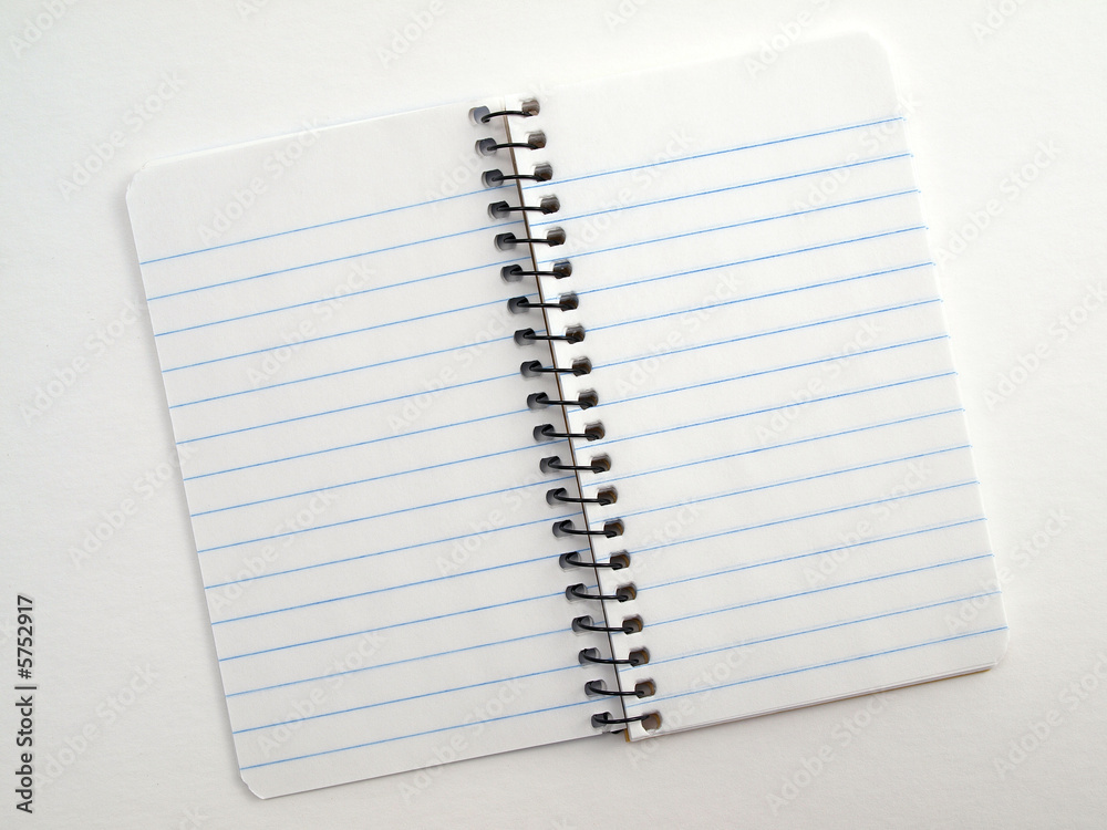 Memo note book open 2 Memo note book open 2