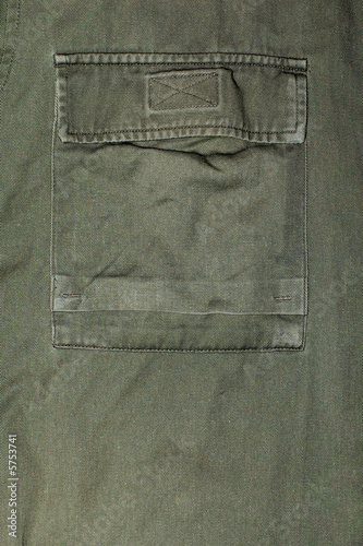 military green jacket close up