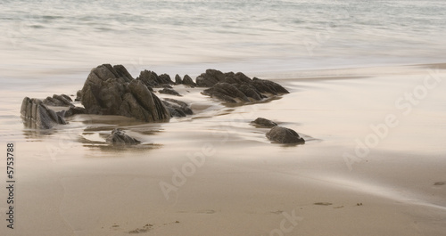 Rocky beach in Mossel Bay, South Africa