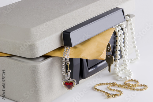 Lock Box with Items