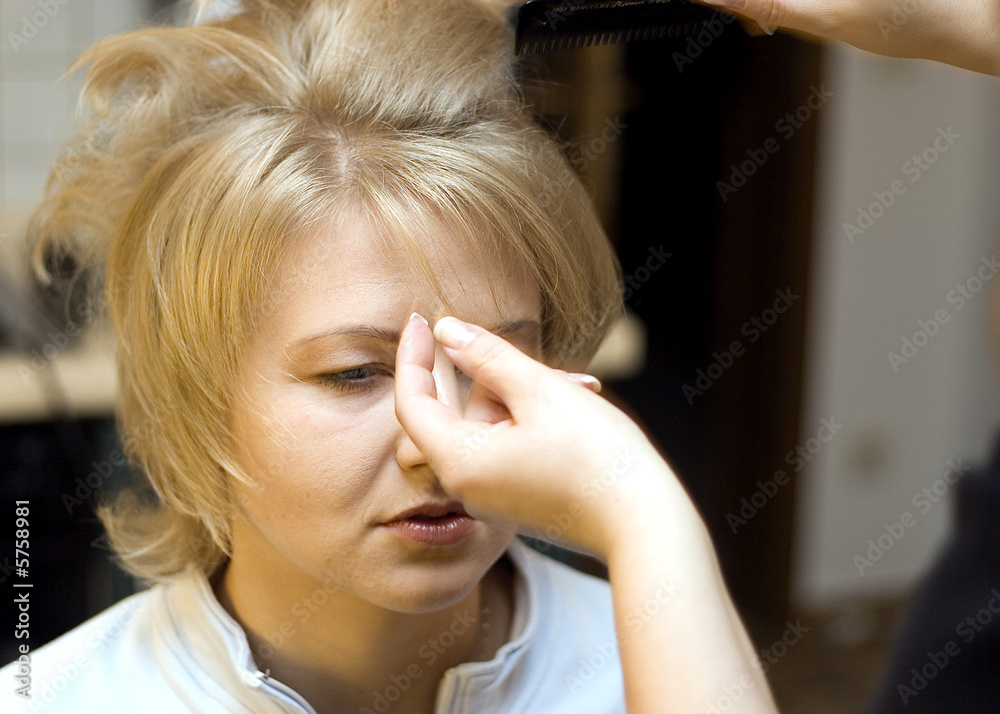 Fototapeta premium Hochzeitsfrisur