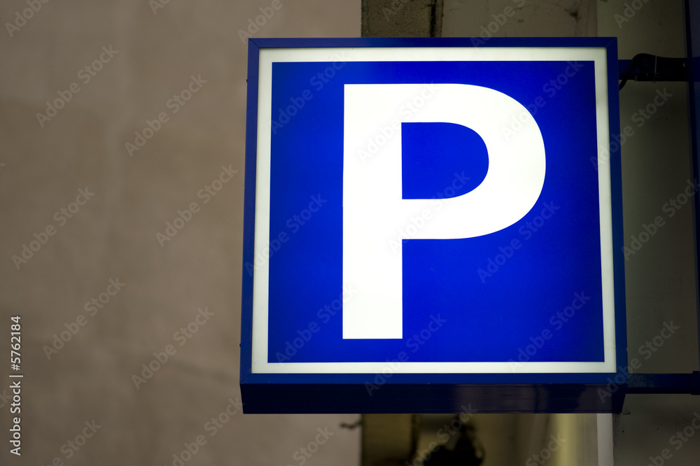 parking, panneau de signalisation parking, panneau de signalisation