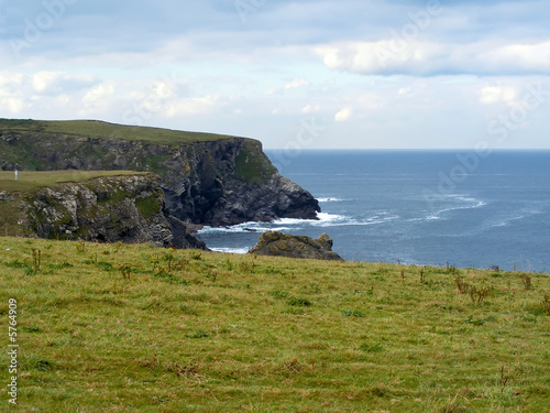 Coast of Cornwall near Tintagel photo