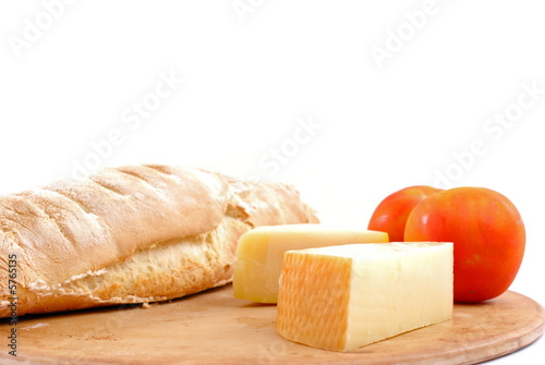 Breand and Cheese background food . photo