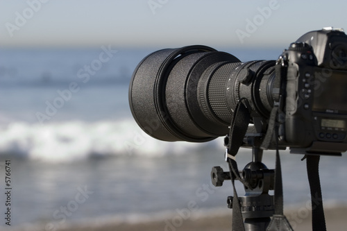 Capturing the action at the famous surf spot