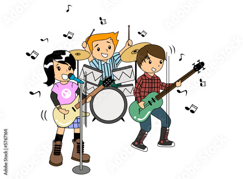 Children in a Band