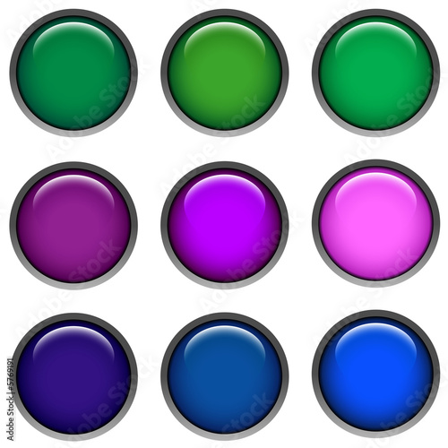 round web buttons with diff...