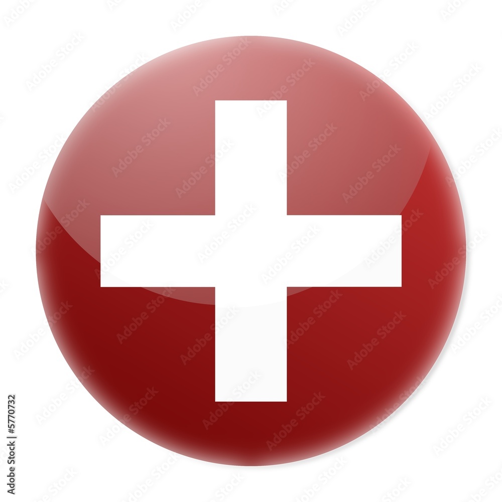 white cross on red aqua button white cross on red aqua button