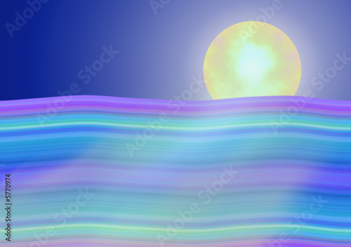 tramonto di luna