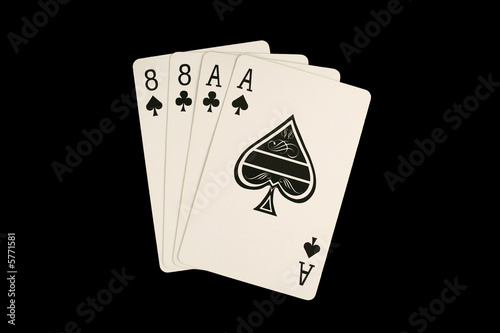Isolated dead mans poker hand