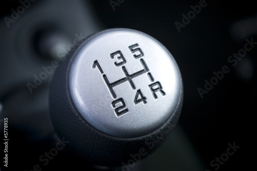 silver car stick with 5 speeds, family truck