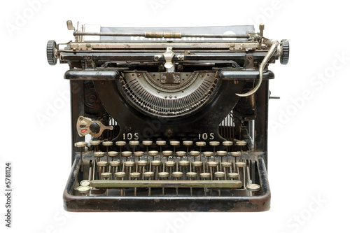 Old vintage type-writer