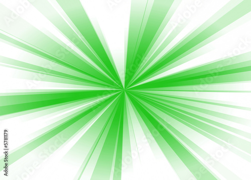 Abstract green rays graphic effect illustration background