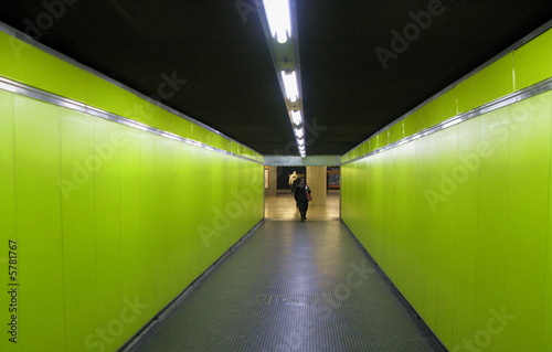 Couloir souterrain  Milan  Italie