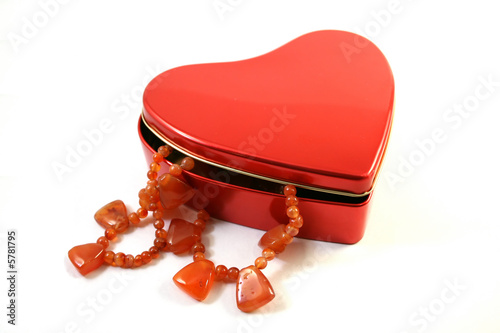 Necklace in Red Box