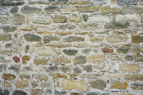 Limestone wall