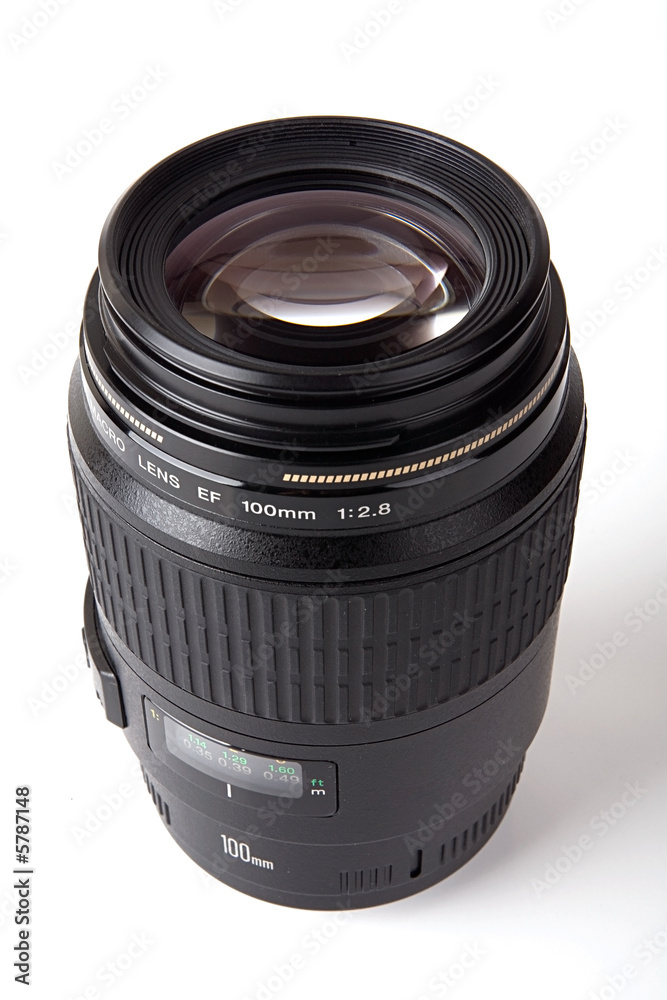Macro lens close up. 100 mm 2.8 macro