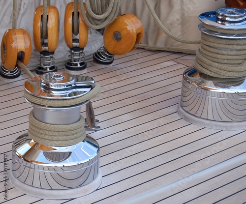 details chrome de yacht