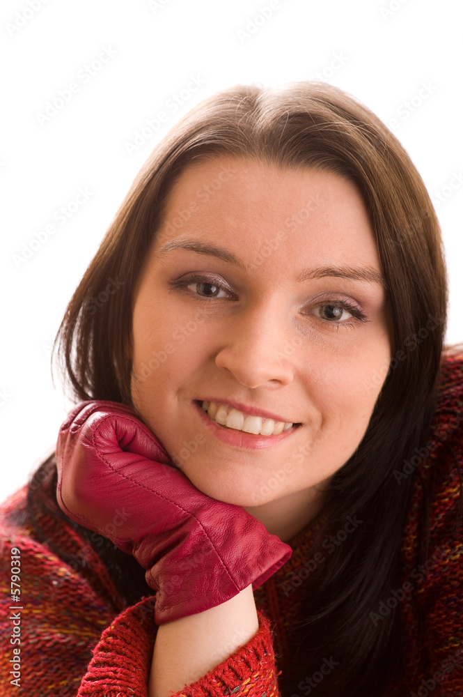 Portrait of a beautiful woman Portrait of a beautiful woman