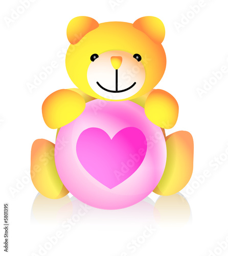 ourson amoureux