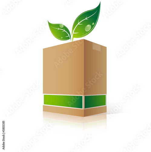 Boite recyclage à feuilles