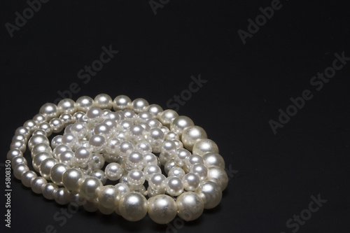 The classic elegance of a string of pearls.