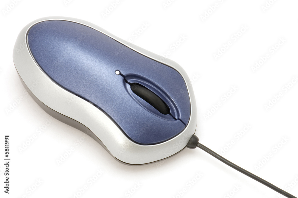 object on white - computer colored mouse object on white - computer colored mouse