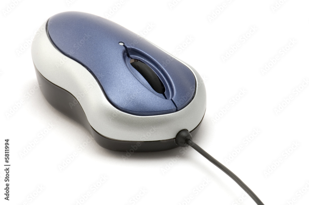 object on white - computer colored mouse object on white - computer colored mouse