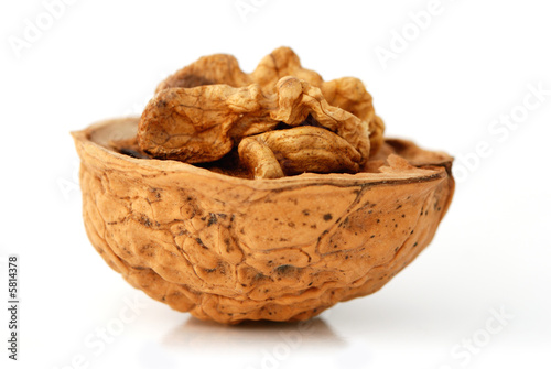 Open Walnut side view