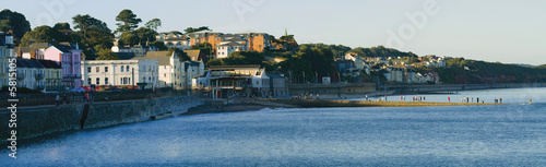 sea front holiday resort town of dawlish devon england uk photo