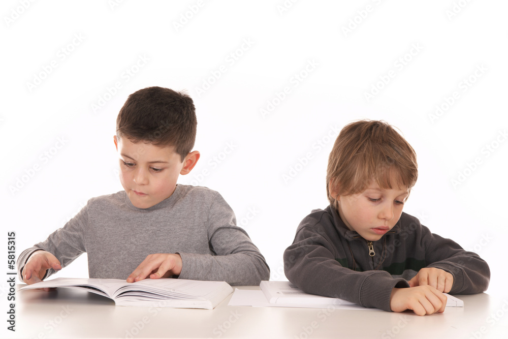 two boy series - concentrated reading two boy series - concentrated reading