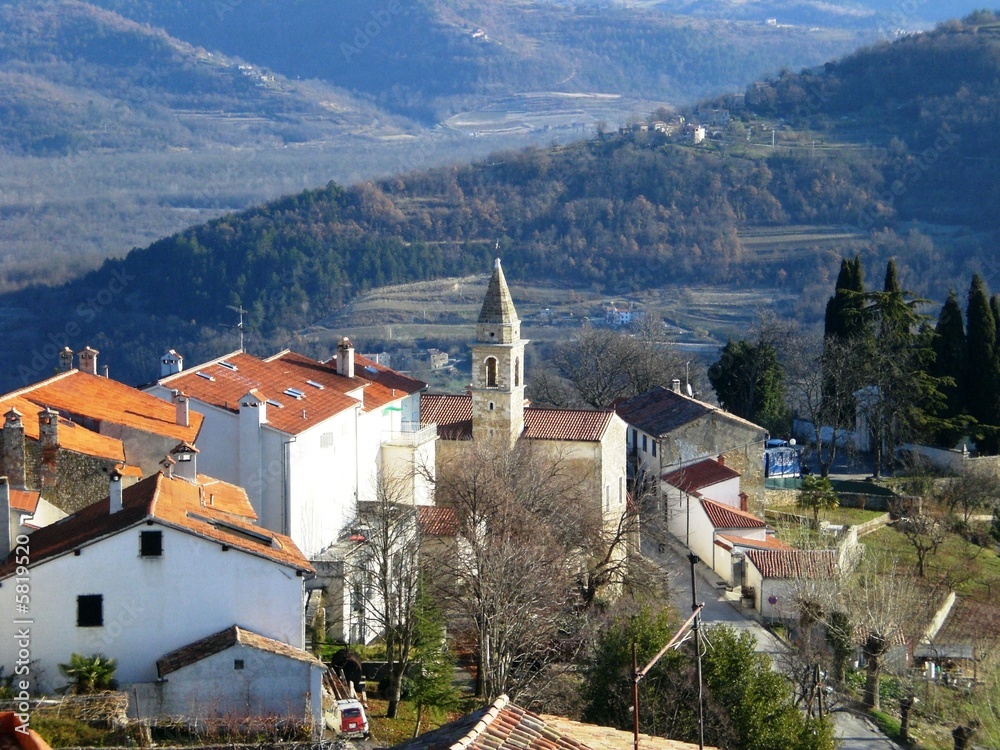 Tour de Istria (Croatia) Mountain village