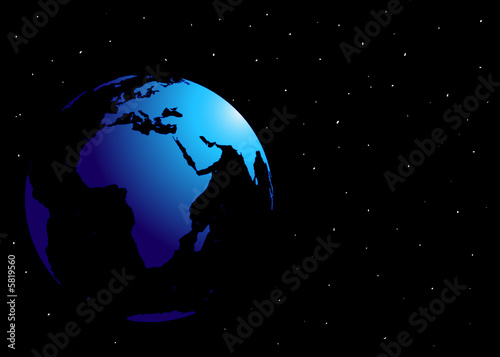 planète terre et espace