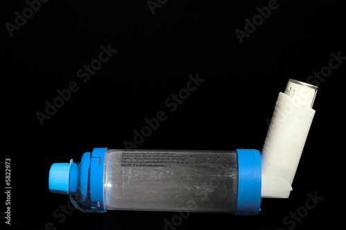 An extension tube for an asthma inhaler. photo