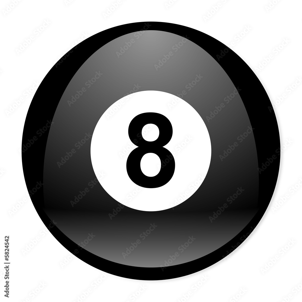 black ball number eight black ball number eight