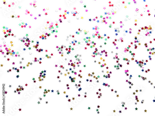 Obraz na płótnie confettis d'étoiles