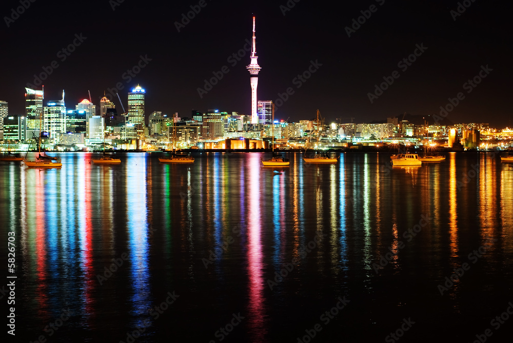The beautiful Auckland skyline