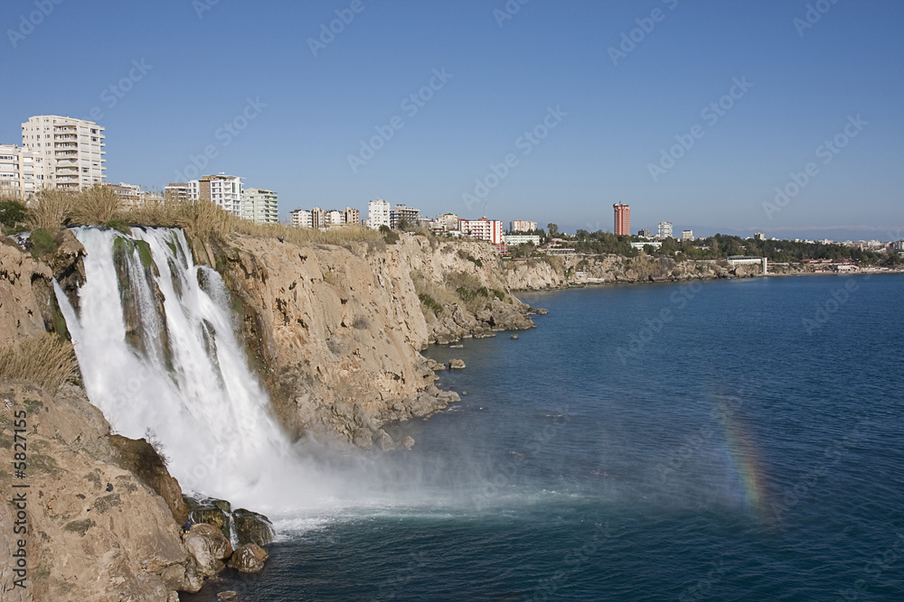 Obraz premium Waterfall, Antalya, Turkey Country