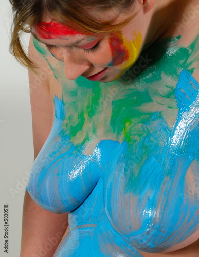 Body painting photo