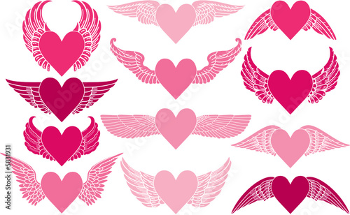 Hearts with Wings