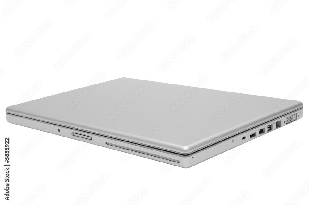 Modern and stylish notebook on a white background Modern and stylish notebook on a white background