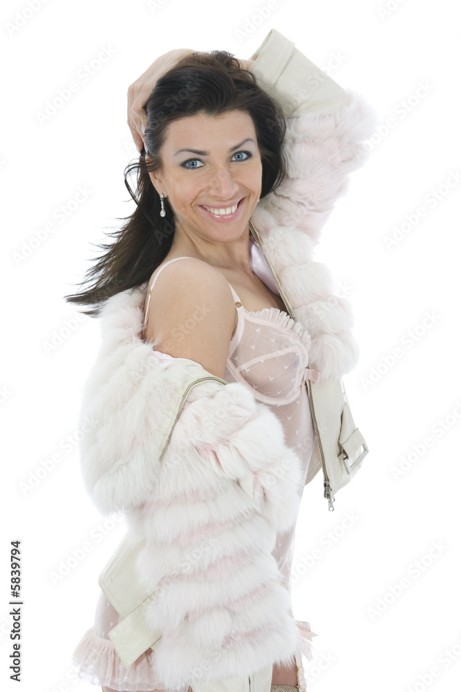 Portrait of the young beautiful woman on insulated background.. Portrait of the young beautiful woman on insulated background..