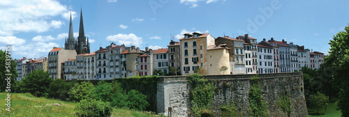 Tableau sur toile remparts de bayonne