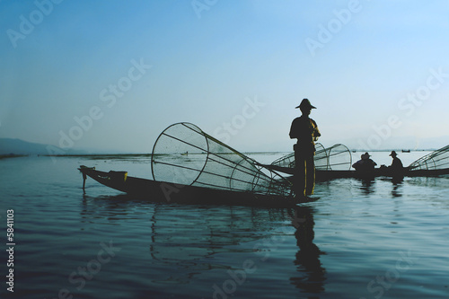 fishermen on water