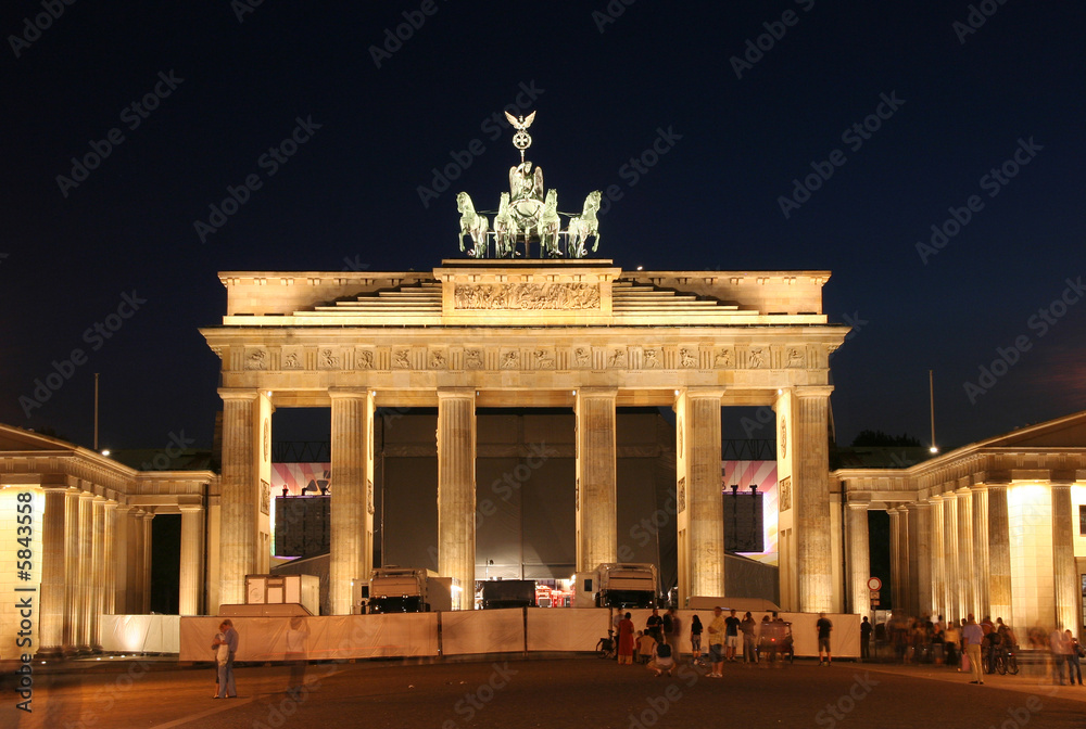 Obraz premium Berlin: Brandenburger Tor in Berlin