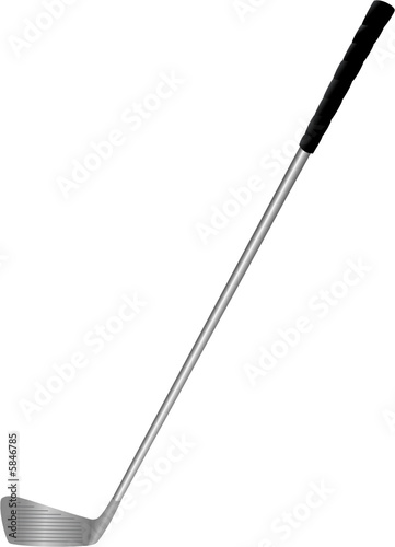 Golf Iron Vector Illustration