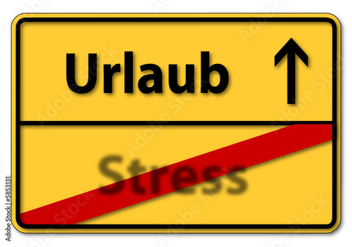 urlaub stress