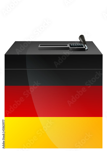 Urne d'élection allemande